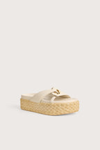 Sandalias de tacón Blythe - Blanco roto