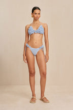 Top de bikini Pola - Azul marino