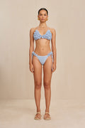 Top de bikini Pola - Azul marino