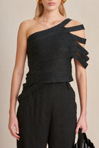 Top Sashi - Negro