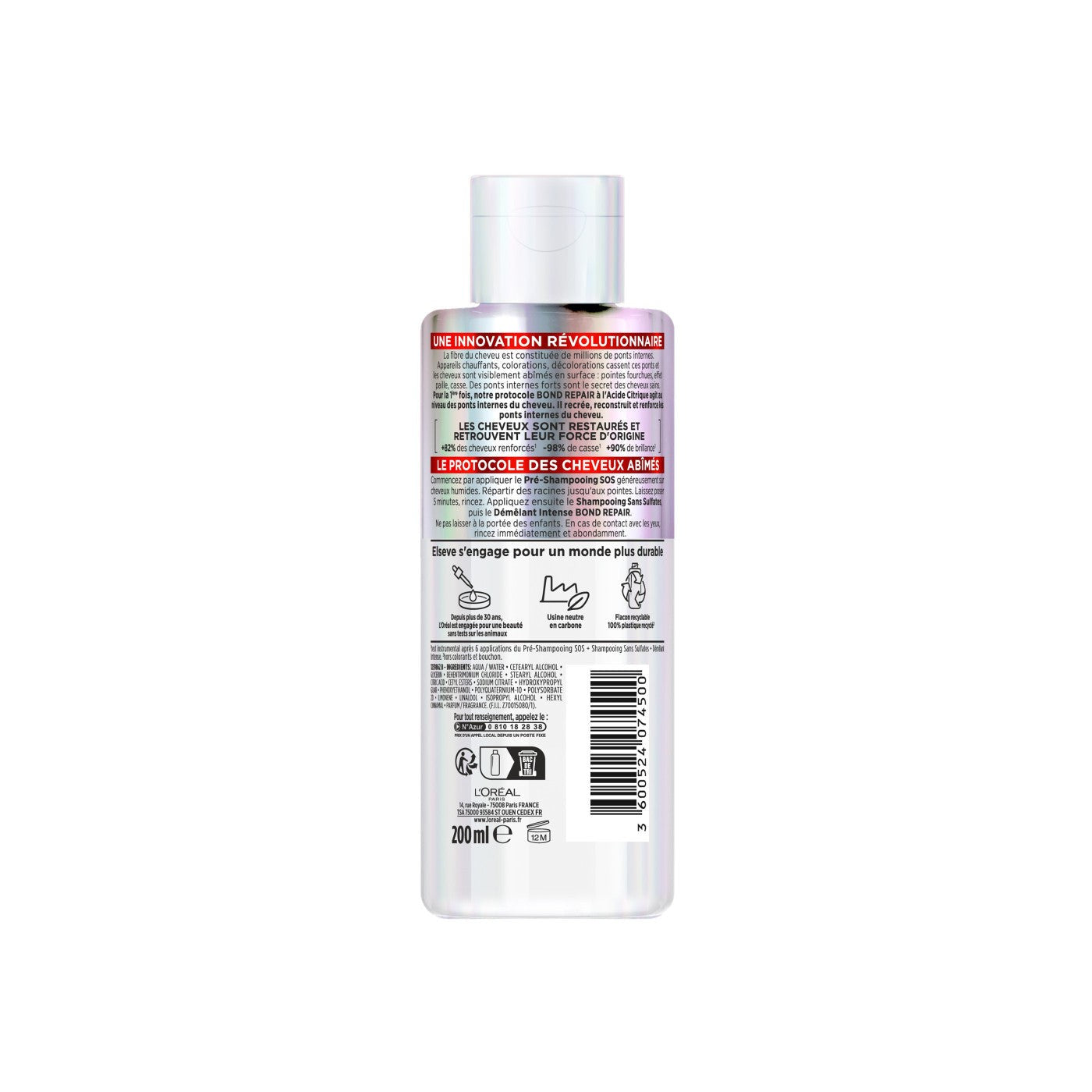 Elseve Pro Bond Repair - La Routine Complète Des Cheveux Abîmés