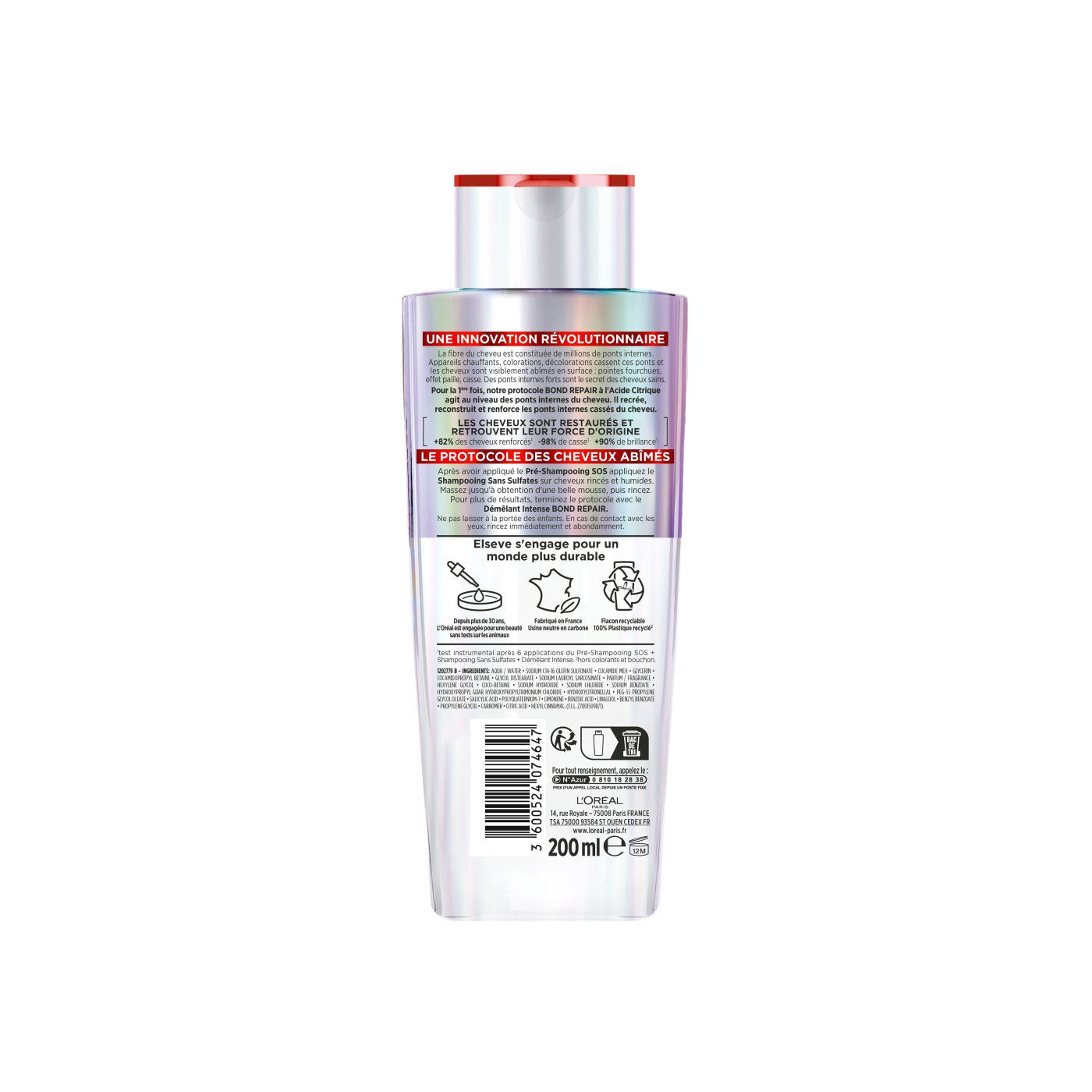 Elseve Pro Bond Repair - La Routine Complète Des Cheveux Abîmés