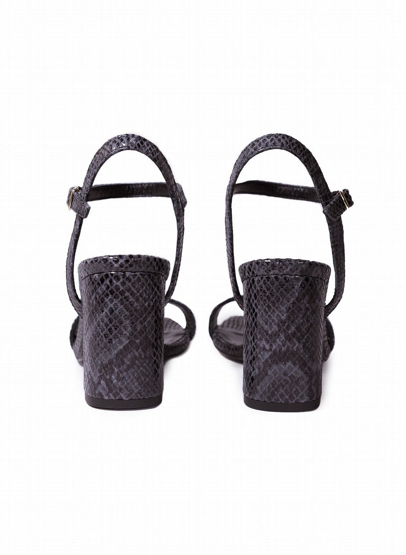 Sandales Serpent - Noir - Femme