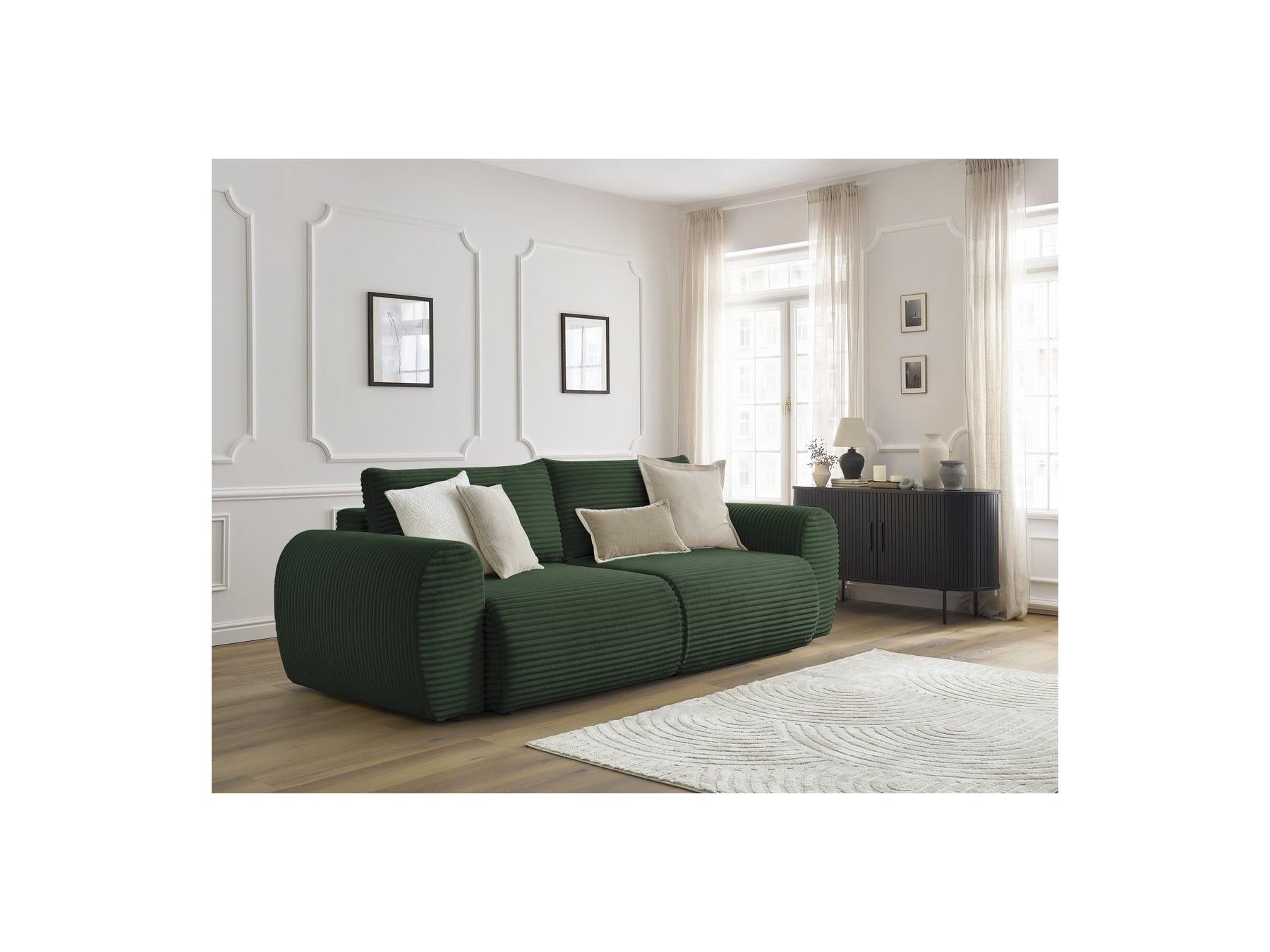 Lucien - Straight Sofa Bed with Storage Compartment - Soft Wide-Rib Corduroy