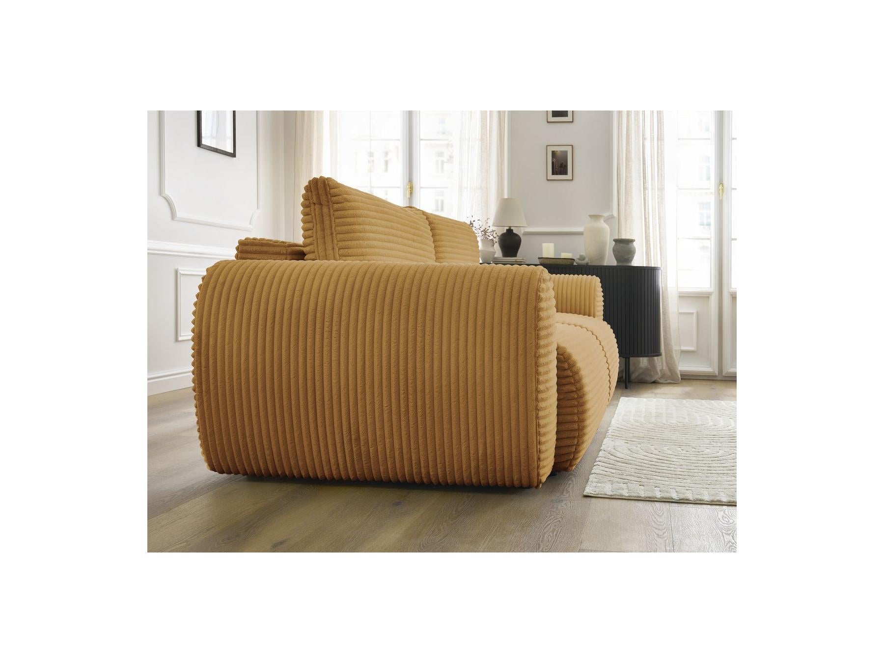 Lucien - Straight Sofa Bed with Storage Compartment - Soft Wide-Rib Corduroy