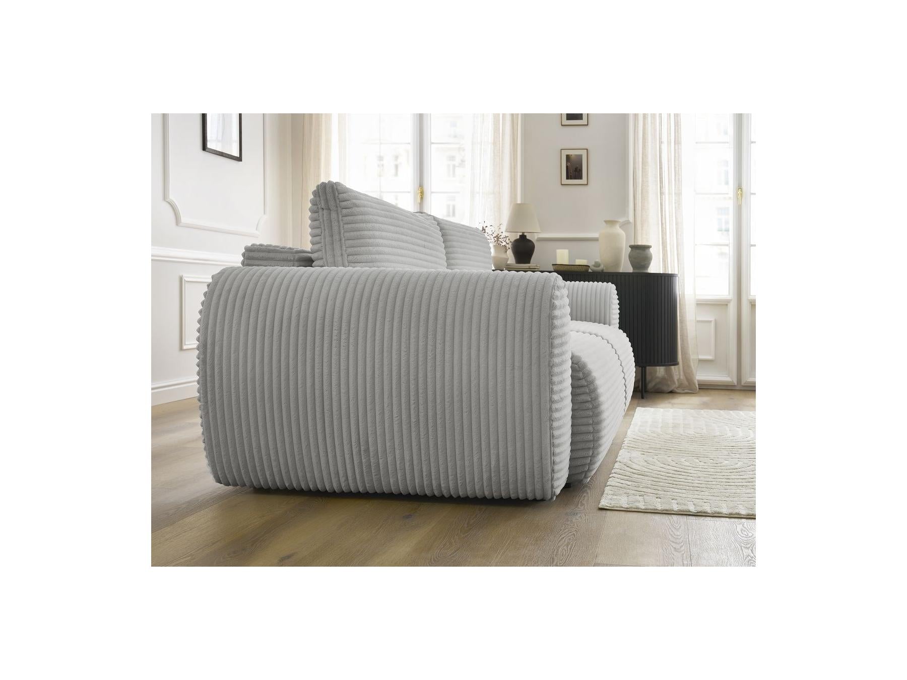 Lucien - Straight Sofa Bed with Storage Compartment - Soft Wide-Rib Corduroy