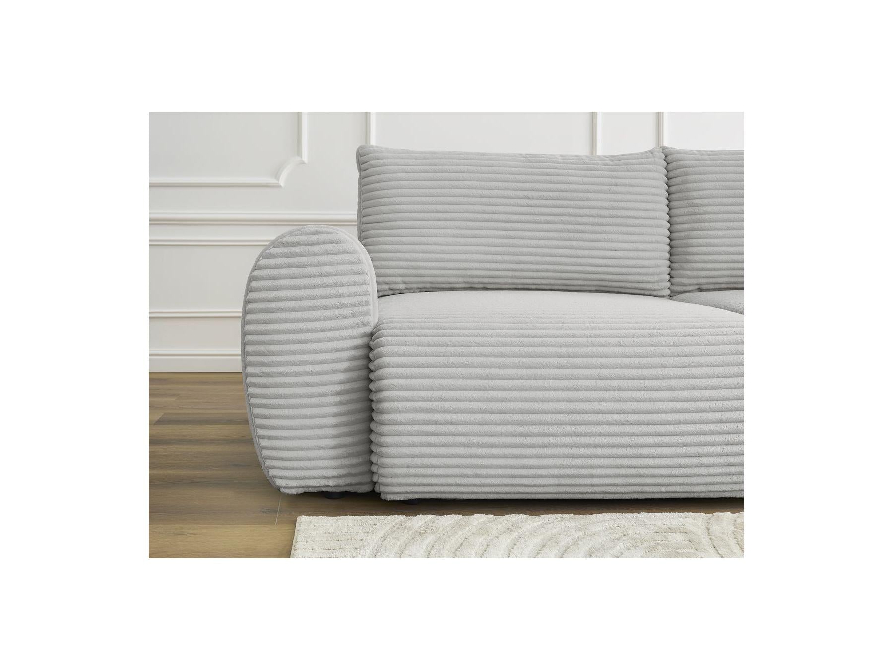 Lucien - Straight Sofa Bed with Storage Compartment - Soft Wide-Rib Corduroy