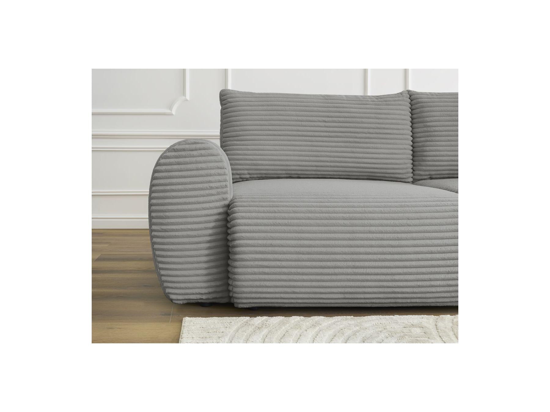 Lucien - Straight Sofa Bed with Storage Compartment - Soft Wide-Rib Corduroy