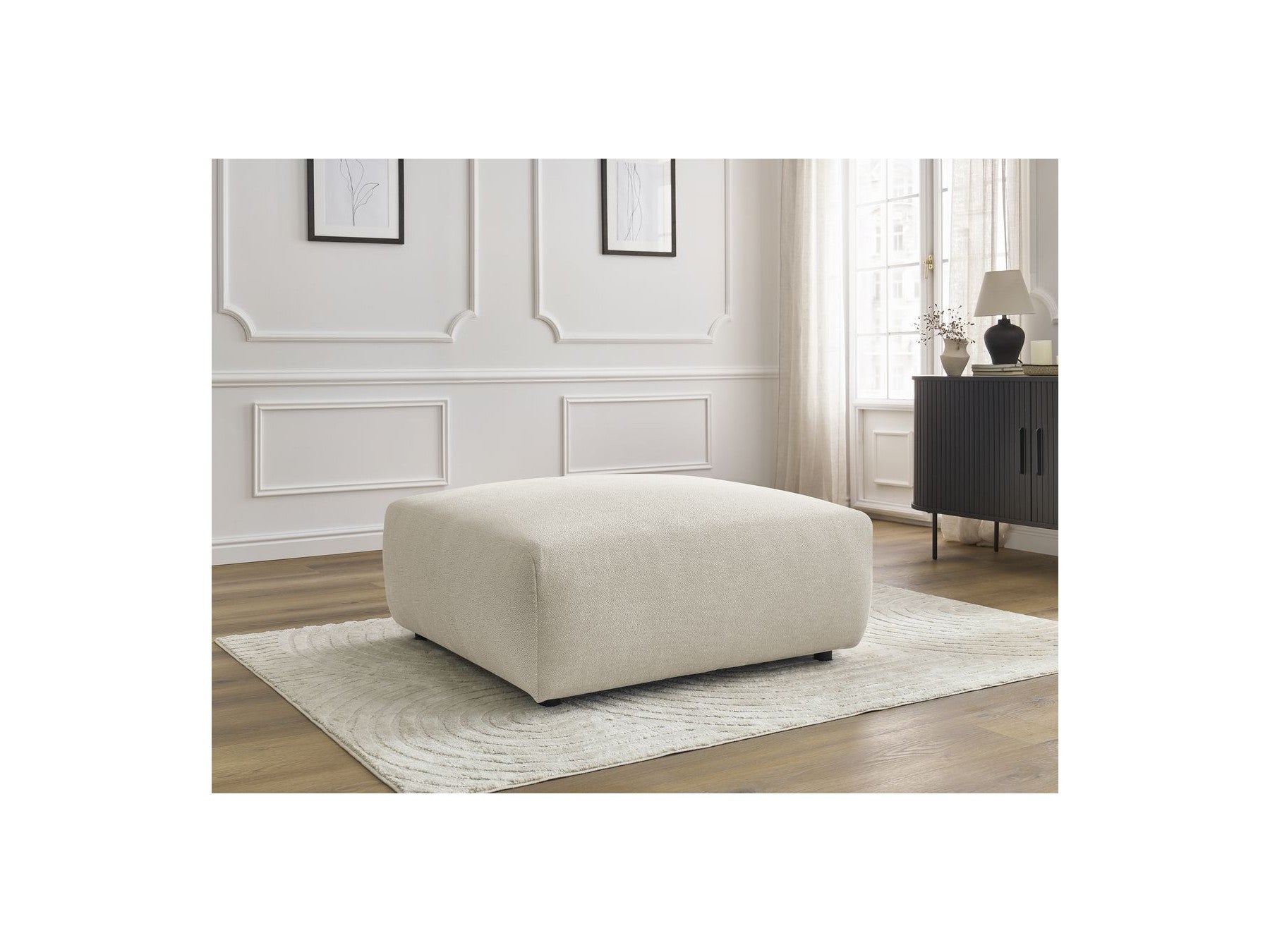 Lucien - Pouffe - Smooth Fabric