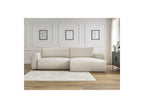Lucien - Canapé D'Angle Convertible Coffre - Tissu Lisse - Angle Droit