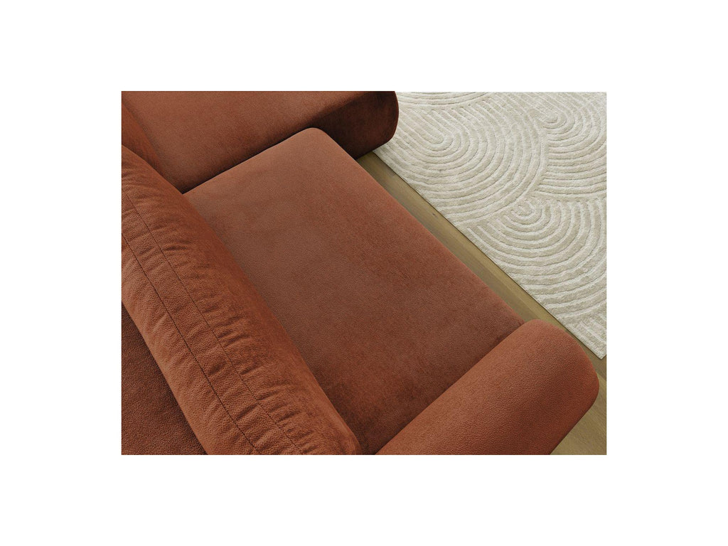 Lucien - Canapé D'Angle Convertible Coffre - Tissu Lisse - Angle Droit