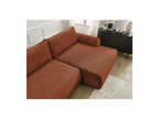 Lucien - Canapé D'Angle Convertible Coffre - Tissu Lisse - Angle Droit