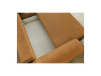 Lucien - Canapé D'Angle Convertible Coffre - Tissu Lisse - Angle Droit