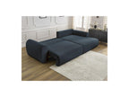 Lucien - Canapé D'Angle Convertible Coffre - Tissu Lisse - Angle Droit