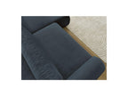 Lucien - Canapé D'Angle Convertible Coffre - Tissu Lisse - Angle Droit