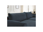 Lucien - Canapé D'Angle Convertible Coffre - Tissu Lisse - Angle Droit