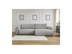 Lucien - Canapé D'Angle Convertible Coffre - Tissu Lisse - Angle Droit
