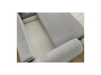 Lucien - Canapé D'Angle Convertible Coffre - Tissu Lisse - Angle Droit