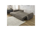 Lucien - Convertible Corner Sofa Bed with Storage - Smooth Fabric - Left-Hand Corner