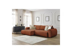 Lucien - Convertible Corner Sofa Bed with Storage - Smooth Fabric - Left-Hand Corner