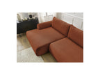 Lucien - Convertible Corner Sofa Bed with Storage - Smooth Fabric - Left-Hand Corner
