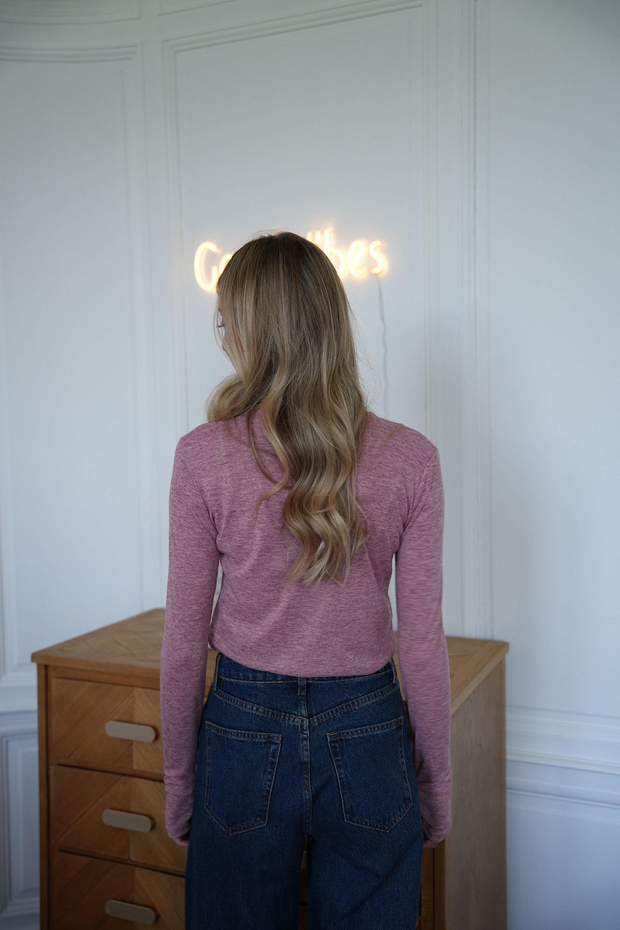Gael Long Sleeve T-Shirt - Pink
