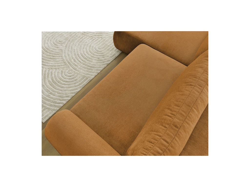 Lucien - Convertible Corner Sofa Bed with Storage - Smooth Fabric - Left-Hand Corner