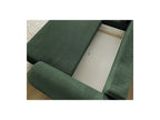 Lucien - Convertible Corner Sofa Bed with Storage - Smooth Fabric - Left-Hand Corner