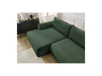 Lucien - Convertible Corner Sofa Bed with Storage - Smooth Fabric - Left-Hand Corner