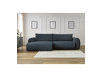 Lucien - Convertible Corner Sofa Bed with Storage - Smooth Fabric - Left-Hand Corner