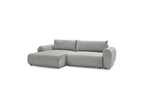 Lucien - Convertible Corner Sofa Bed with Storage - Smooth Fabric - Left-Hand Corner
