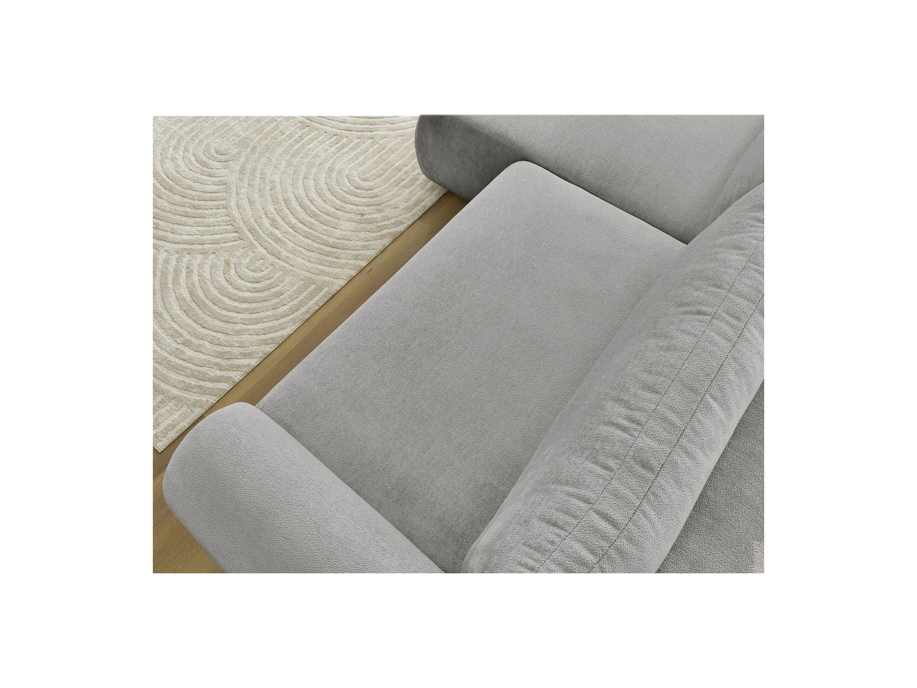 Lucien - Convertible Corner Sofa Bed with Storage - Smooth Fabric - Left-Hand Corner