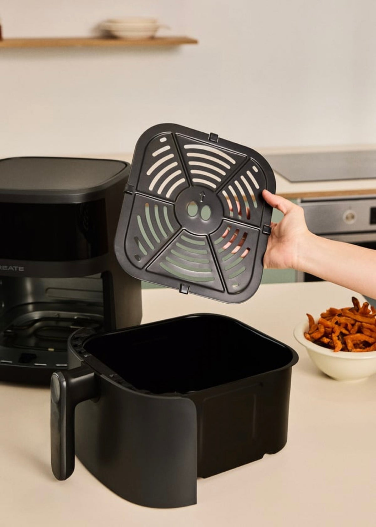 Air Fryer Dual Heat - Freidora De Aire De Doble Resistencia - 6,5L - Negro