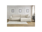 Lucien - Canapé D'Angle L Convertible Coffre - Tissu Lisse - Angle Droit
