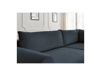 Lucien - Canapé D'Angle L Convertible Coffre - Tissu Lisse - Angle Droit