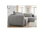 Lucien - Canapé D'Angle L Convertible Coffre - Tissu Lisse - Angle Droit