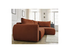 Lucien - Canapé D'Angle L Convertible Coffre - Tissu Lisse - Angle Droit