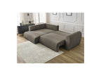 Lucien - Canapé D'Angle L Convertible Coffre - Tissu Lisse - Angle Gauche