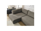 Lucien - Canapé D'Angle L Convertible Coffre - Tissu Lisse - Angle Gauche