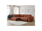 Lucien - Canapé D'Angle L Convertible Coffre - Tissu Lisse - Angle Gauche