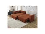 Lucien - Canapé D'Angle L Convertible Coffre - Tissu Lisse - Angle Gauche
