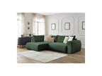 Lucien - Canapé D'Angle L Convertible Coffre - Tissu Lisse - Angle Gauche