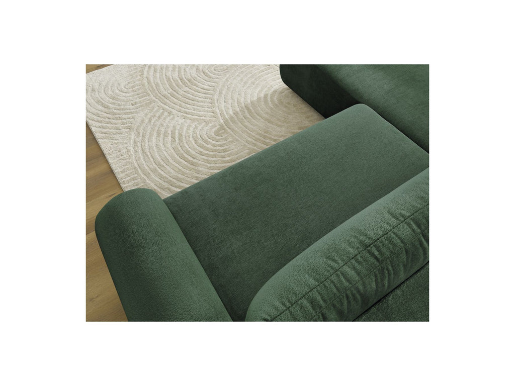 Lucien - Canapé D'Angle L Convertible Coffre - Tissu Lisse - Angle Gauche