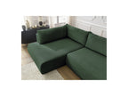 Lucien - Canapé D'Angle L Convertible Coffre - Tissu Lisse - Angle Gauche