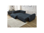 Lucien - Canapé D'Angle L Convertible Coffre - Tissu Lisse - Angle Gauche