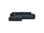 Lucien - Canapé D'Angle L Convertible Coffre - Tissu Lisse - Angle Gauche