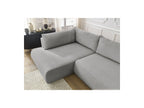 Lucien - Canapé D'Angle L Convertible Coffre - Tissu Lisse - Angle Gauche