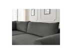 Lucien - Canapé D'Angle L Convertible Coffre - Tissu Lisse - Angle Gauche