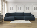 Lucien - Panoramic Convertible Sofa with Storage - Soft Wide-Rib Corduroy - Right-Hand Corner