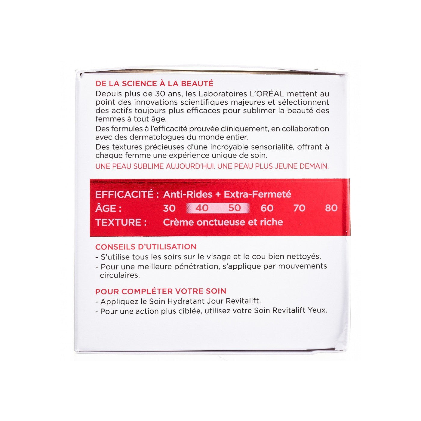 Revitalift Soin Nuit Hydratant + Fermeté